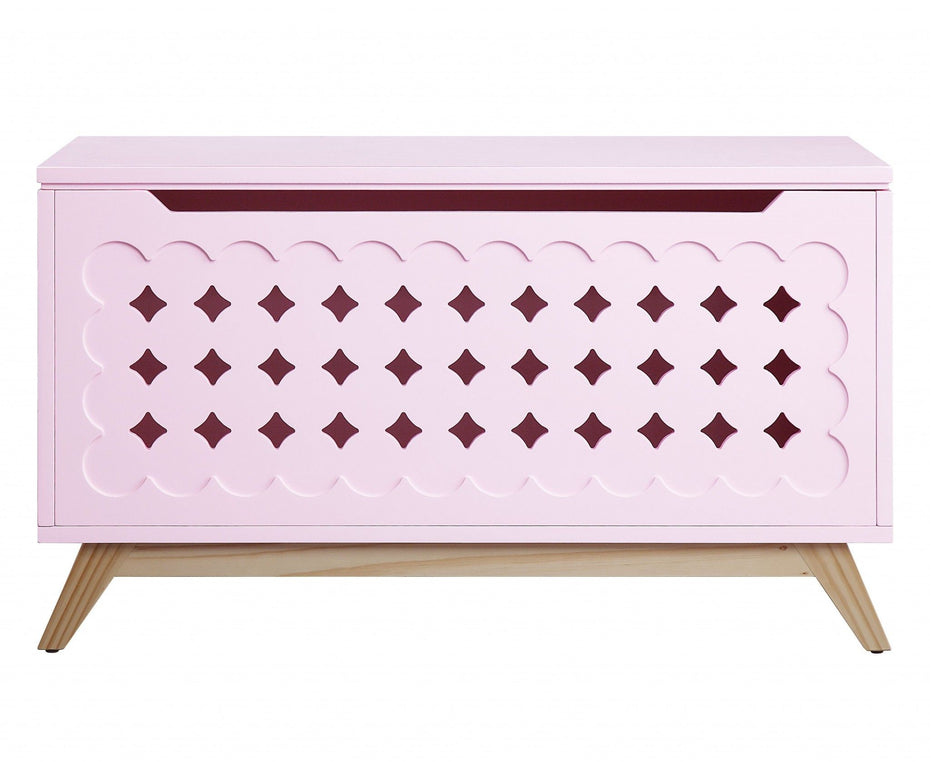 Wood Youth Chest - Pink Natural