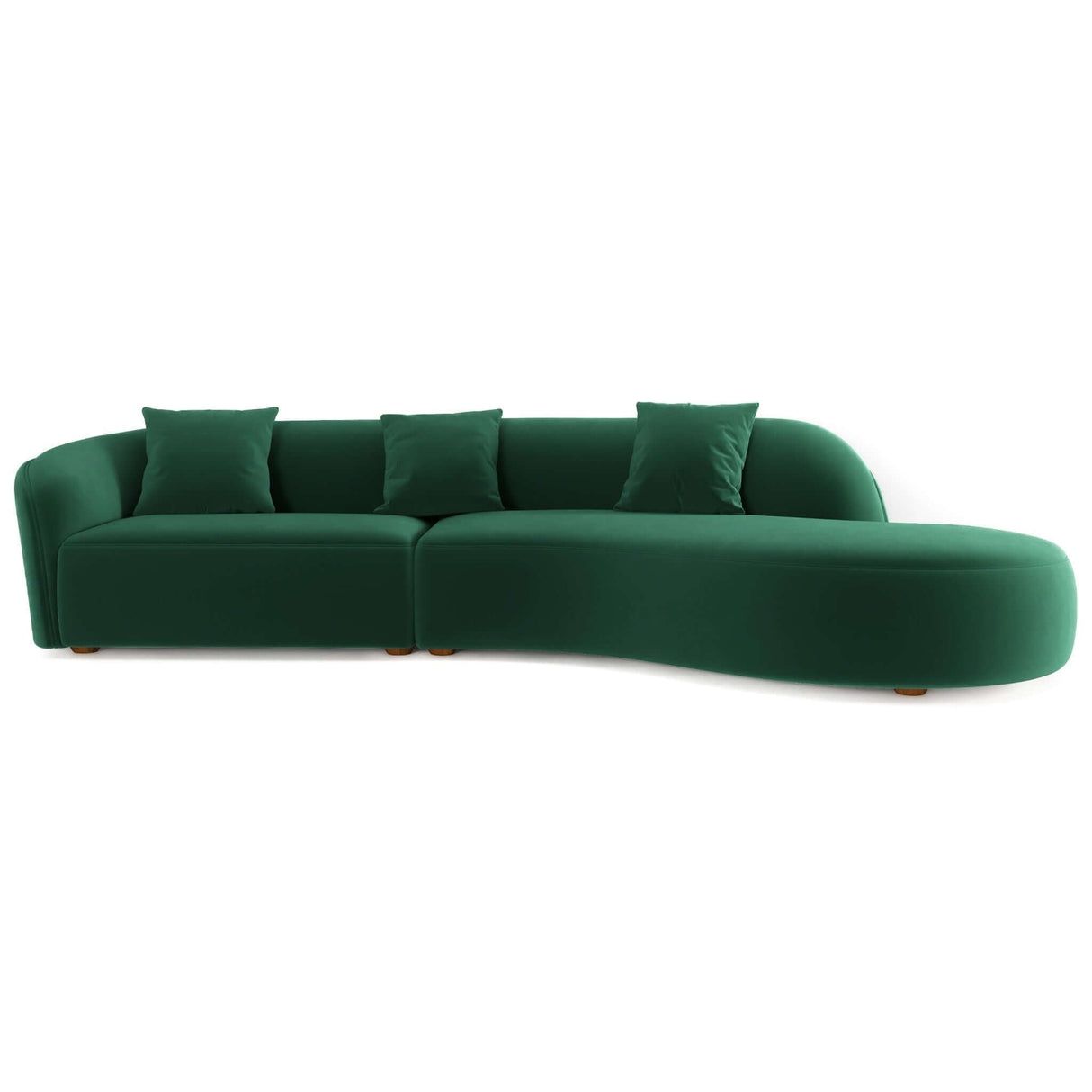 Elijah - Japandi Style Curvy Sectional Sofa