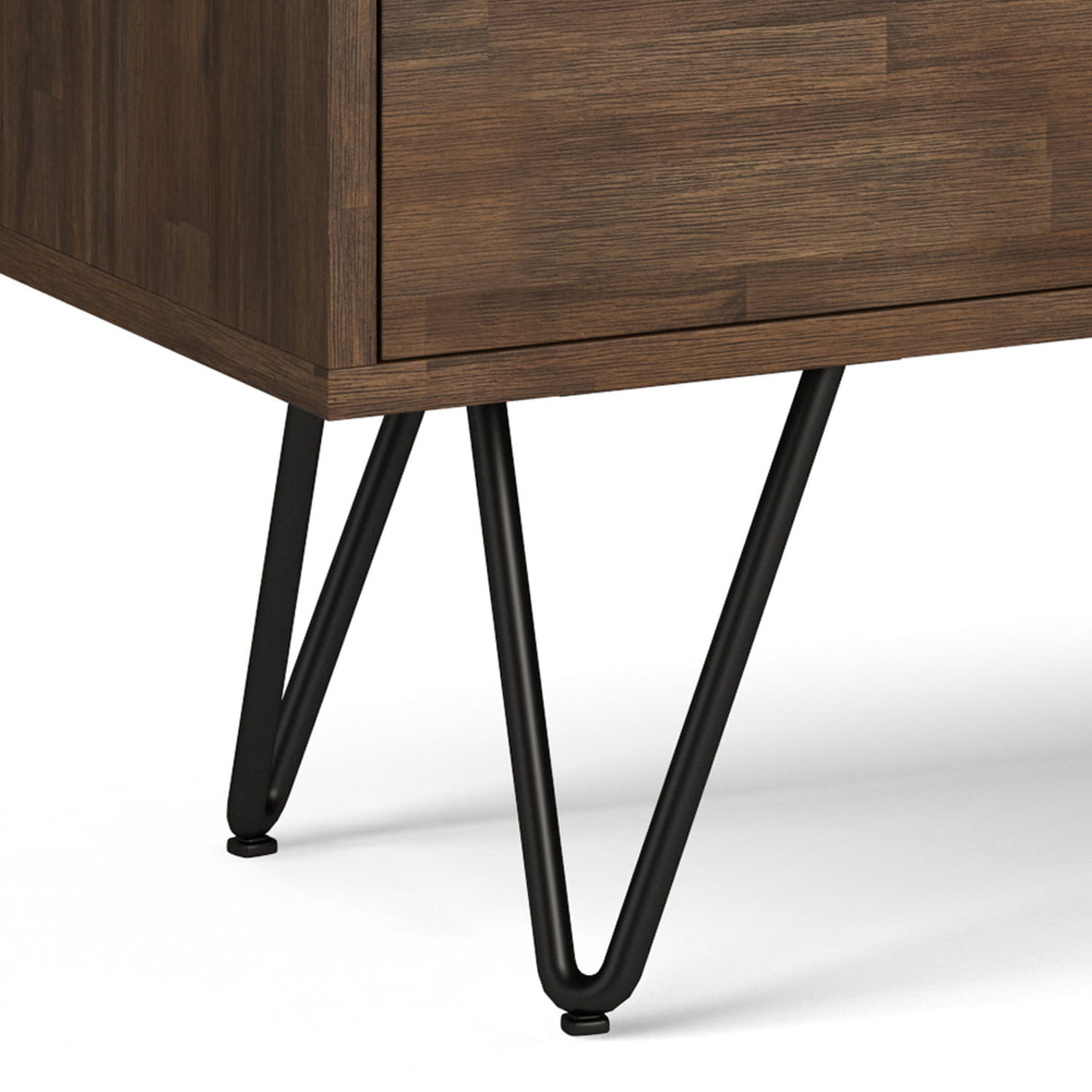 Chase - Low Bookcase - Rustic Natural Aged Brown by Simpli-Home | Bel Furniture