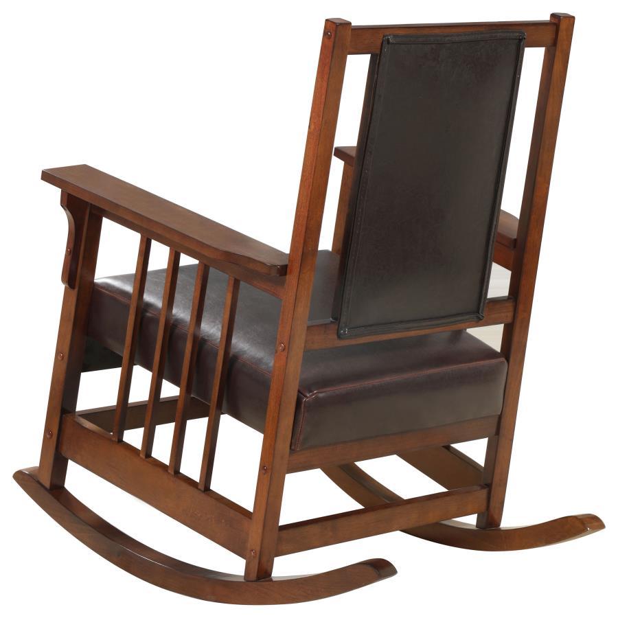 Ida - Upholstered Rocking Chair - Tobacco