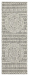 Sunshine - 2'7" X 7'3" Indoor / Outdoor Area Rug, Polypropylene Gray by Icona Home Decor | Bel Furniture