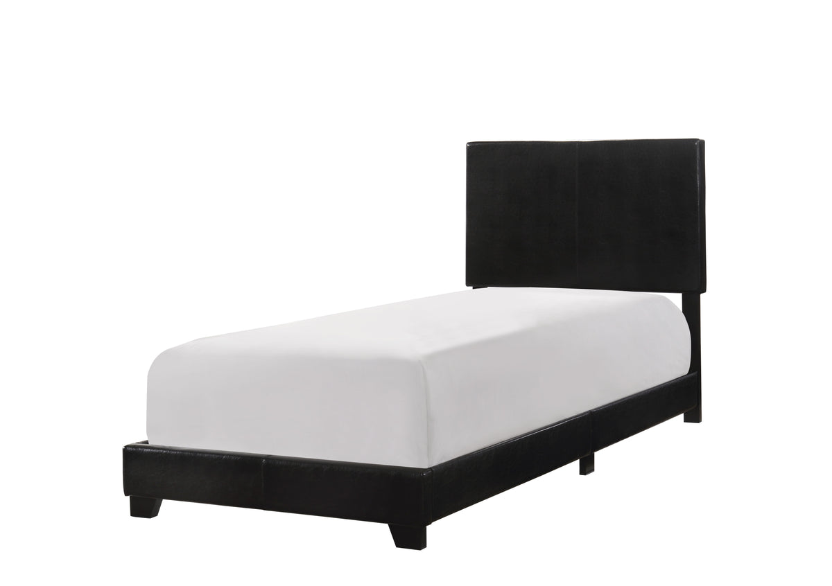 Erin - Bed Black Twin by Crown Mark | Bel Furniture