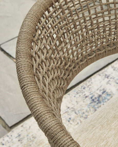 Orchard Beach - Arm Chair With Cushion (Set of 4) - Beige - view 5