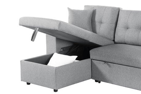 Daniel - Upholstered Reversible Sectional With Pull Out Loveseat by Cynthia's Furniture | Bel Furniture