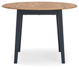 Gesthaven - Round Dining Room Drop Leaf Table Set by Signature Design by Ashley® | Bel Furniture