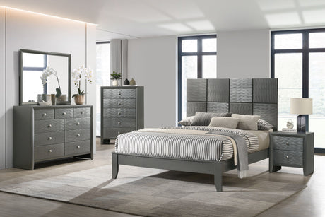 Denker - Chest - Gun Metal by Crown Mark | Bel Furniture