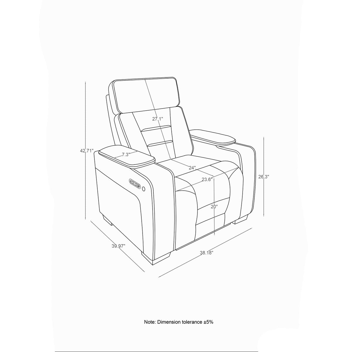 Austin - Power Reclining Set