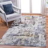 Payas - 8' X 10' Abstract Area Rug - Ivory / Blue