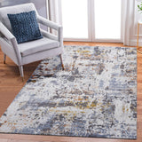 Payas - 8' X 10' Abstract Area Rug - Ivory / Navy