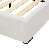 Hampton - Upholstered Platform Bed With Tall Headboard