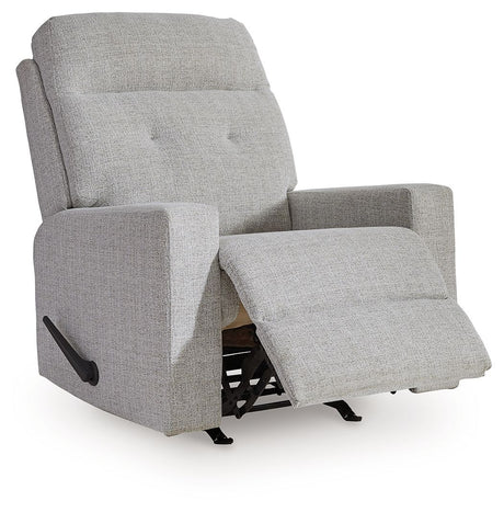 Skillins - Stone - Rocker Recliner by Signature Design by Ashley® | Bel Furniture