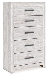 Cayboni - Whitewash - Five Drawer Chest by Signature Design by Ashley® | Bel Furniture
