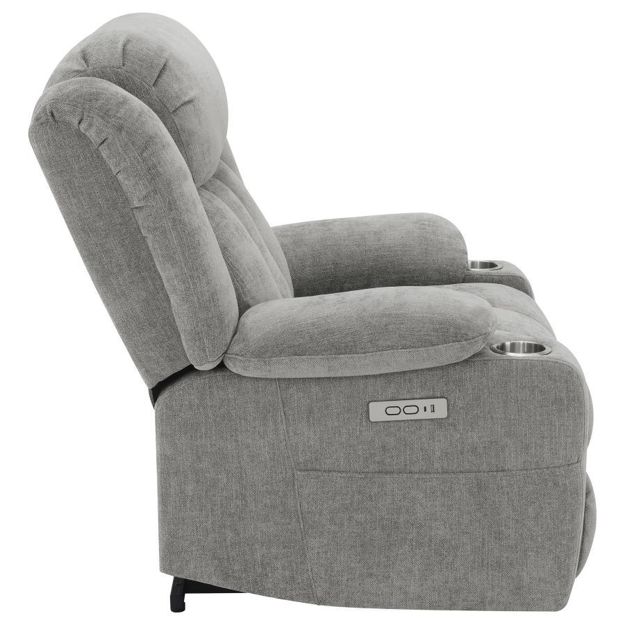 Houston - Upholstered Power Lift Recliner Chair by CoasterEveryday | Bel Furniture