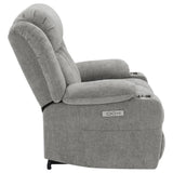 Houston - Upholstered Power Lift Recliner Chair by CoasterEveryday | Bel Furniture