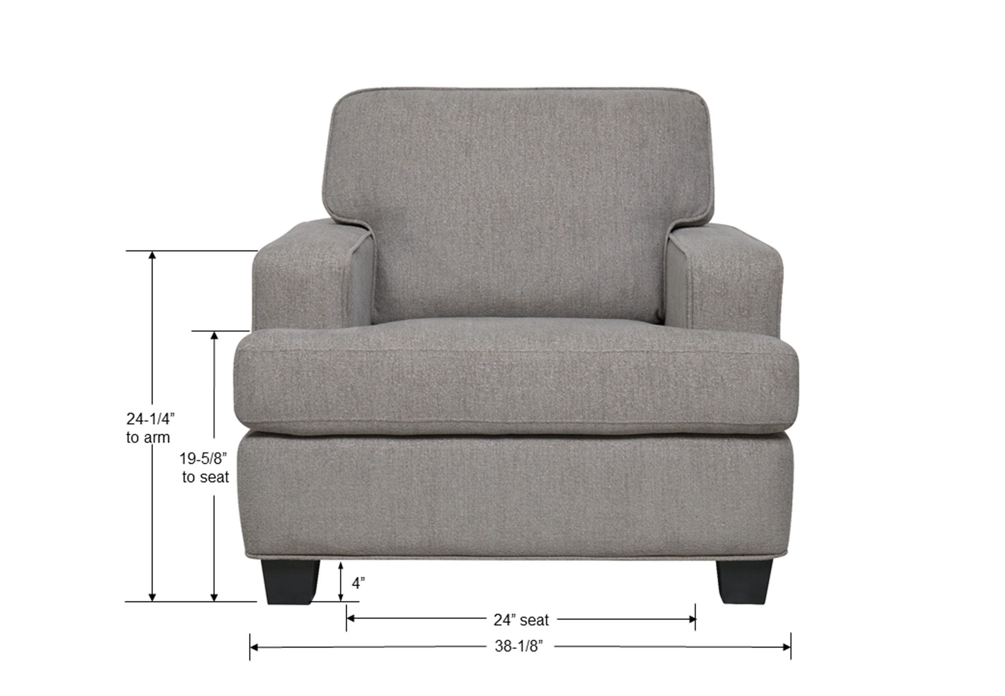 Andie - Accent Chair - Gray