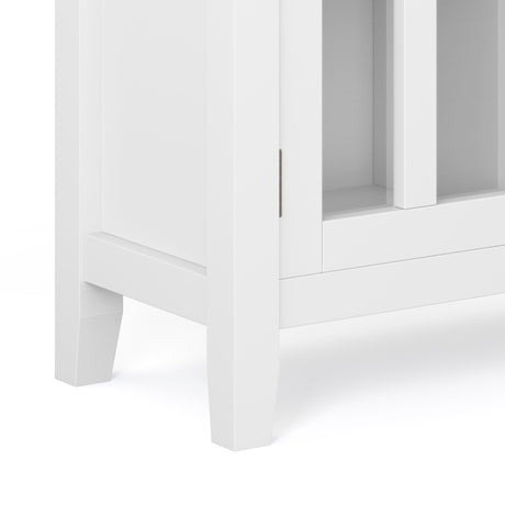 Artisan - Handcrafted Low Storage Cabinet by Simpli-Home | Bel Furniture