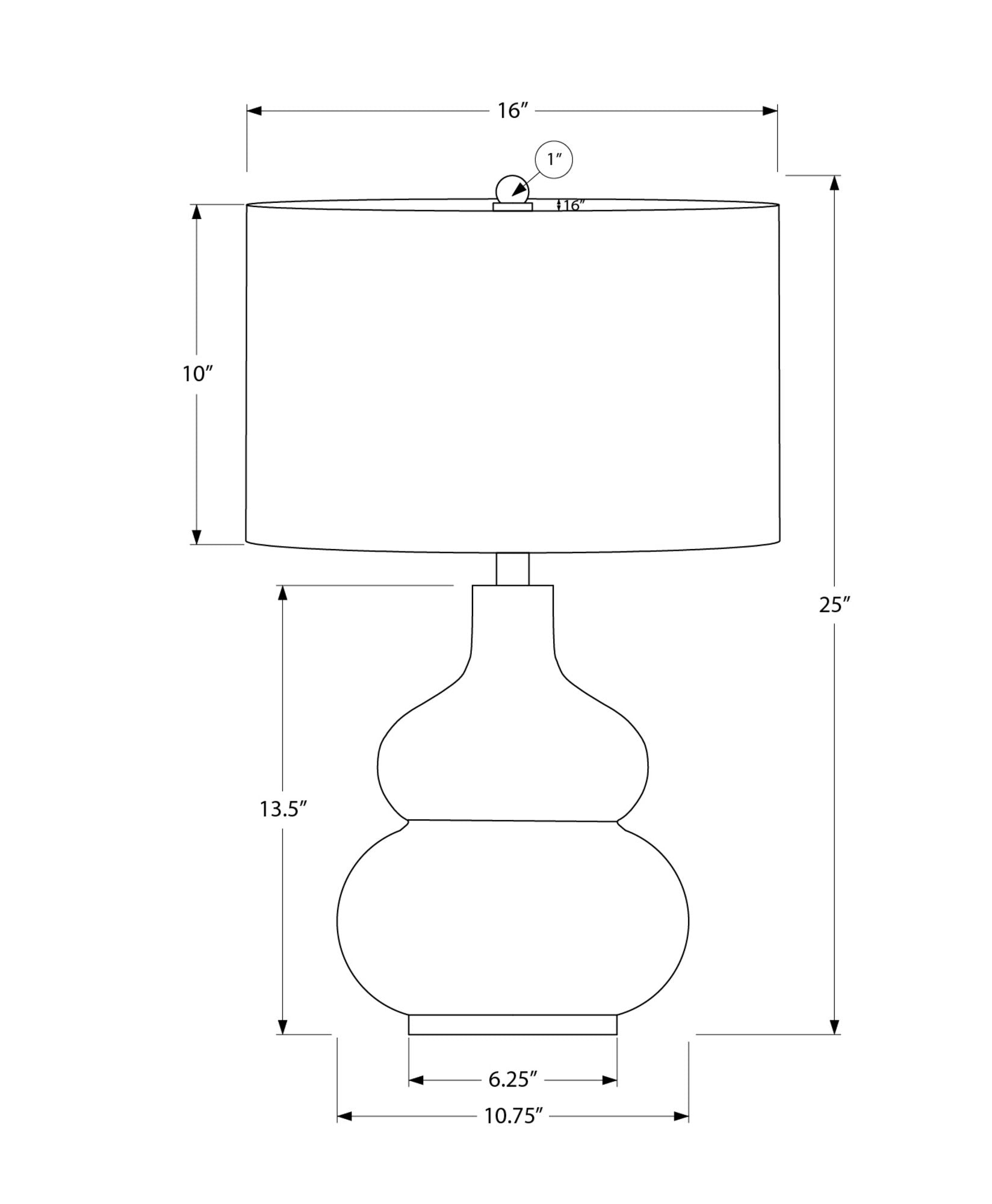 Lighting, Table Lamp, Contemporary - Cream