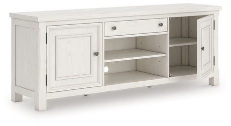 Robbinsdale - Extra Large TV Stand - Antique White - view 6