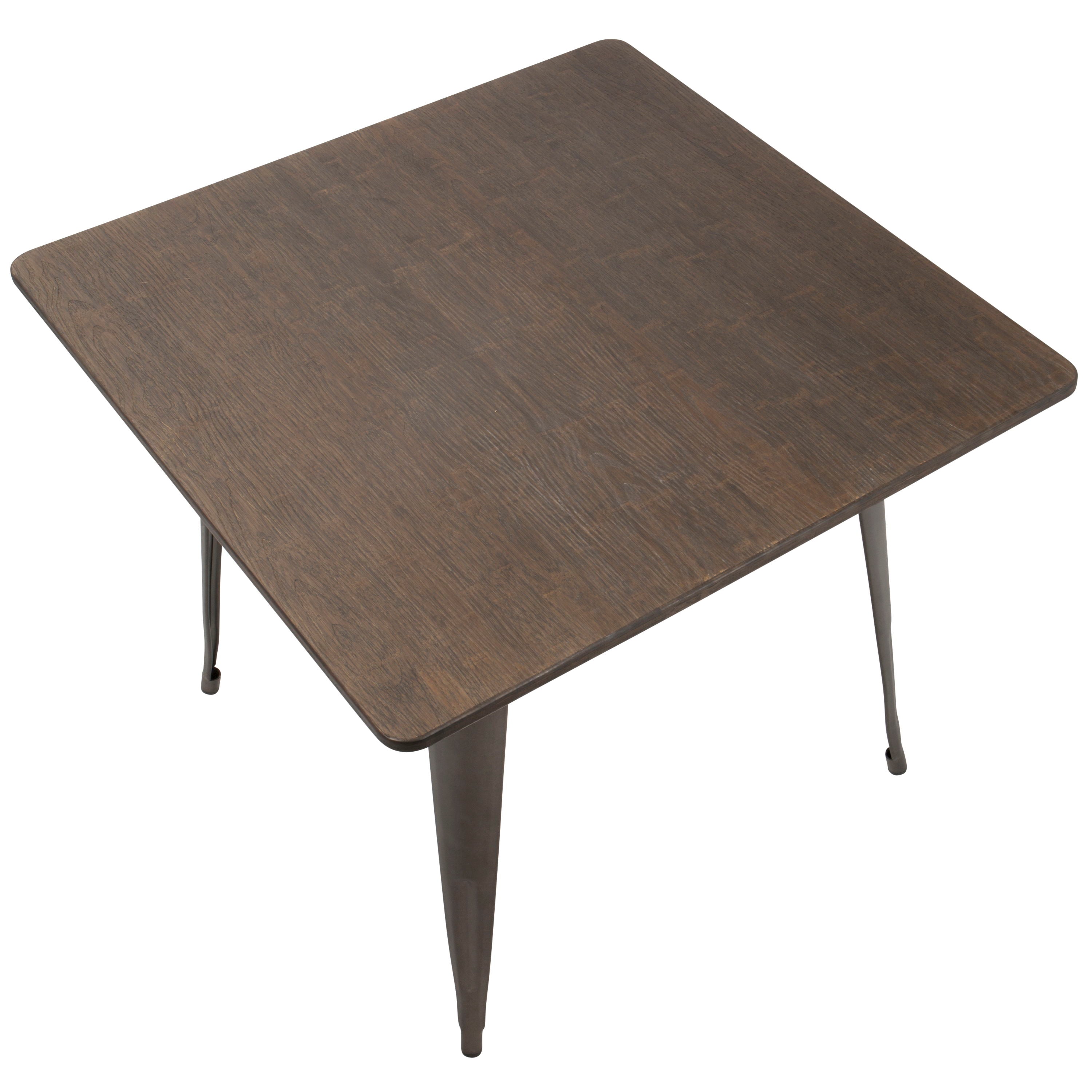 Oregon - Industrial / Farmhouse Dining Table - Espresso