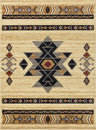 Tribes - GC_YLS4006 Southwest Area Rug Beige by Icona Home Decor | Bel Furniture