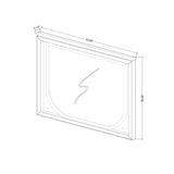 Uriuni - 5 Piece King Bedroom Set With Panel Headboard And LED Lighting - Gold / White