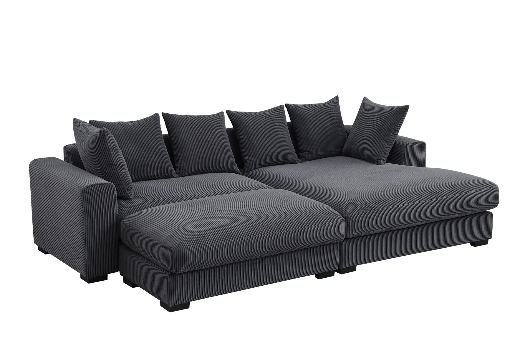 Duke - 4 Piece Upholstered Sectional