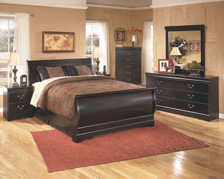 Huey Vineyard - Black - Five Drawer Chest by Signature Design by Ashley® | Bel Furniture