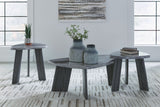 Bluebond - Gray - Occasional Table Set (Set of 3) by Signature Design by Ashley® | Bel Furniture
