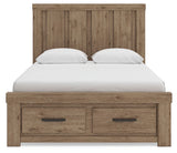 Oliandon - Panel Storage Bed