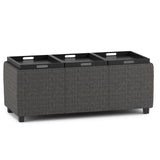 Avalon - Multi Functional Storage Ottoman by Simpli-Home | Bel Furniture