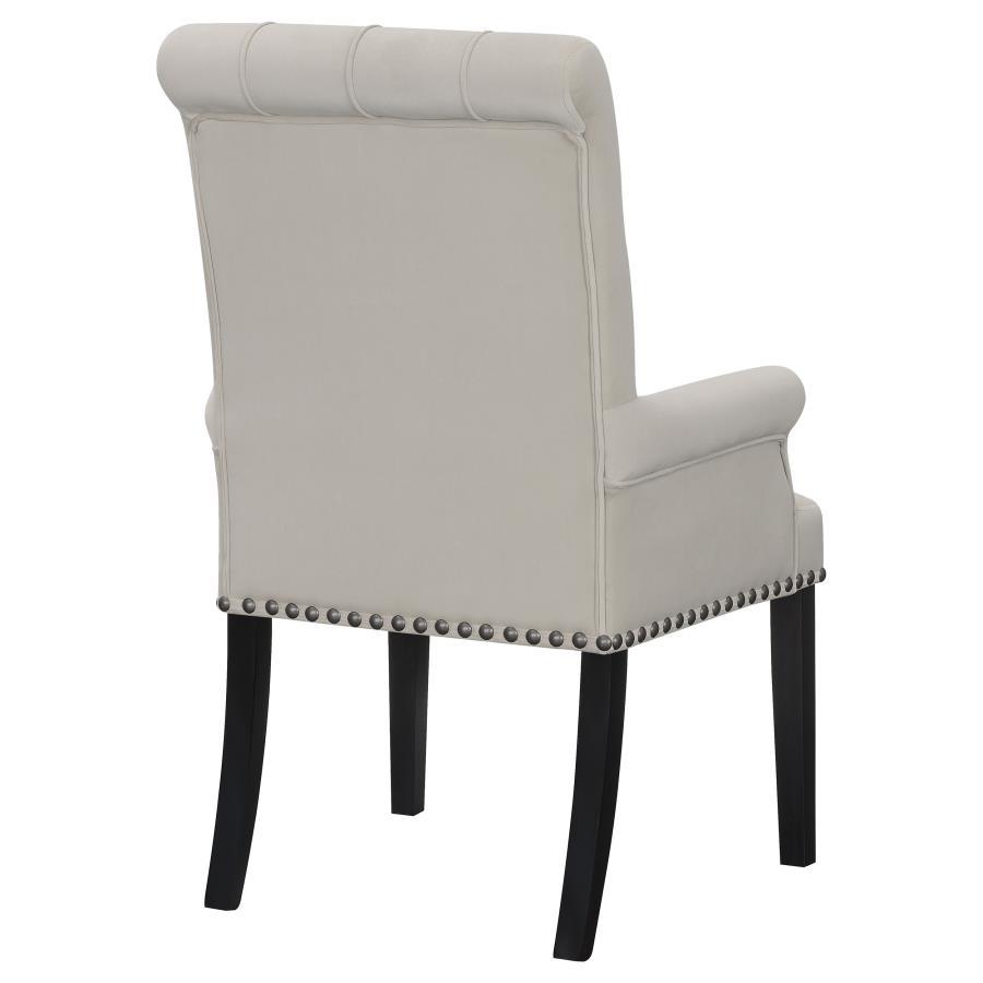 Alana - Upholstered Dining Arm Chair by CoasterElevations | Bel Furniture