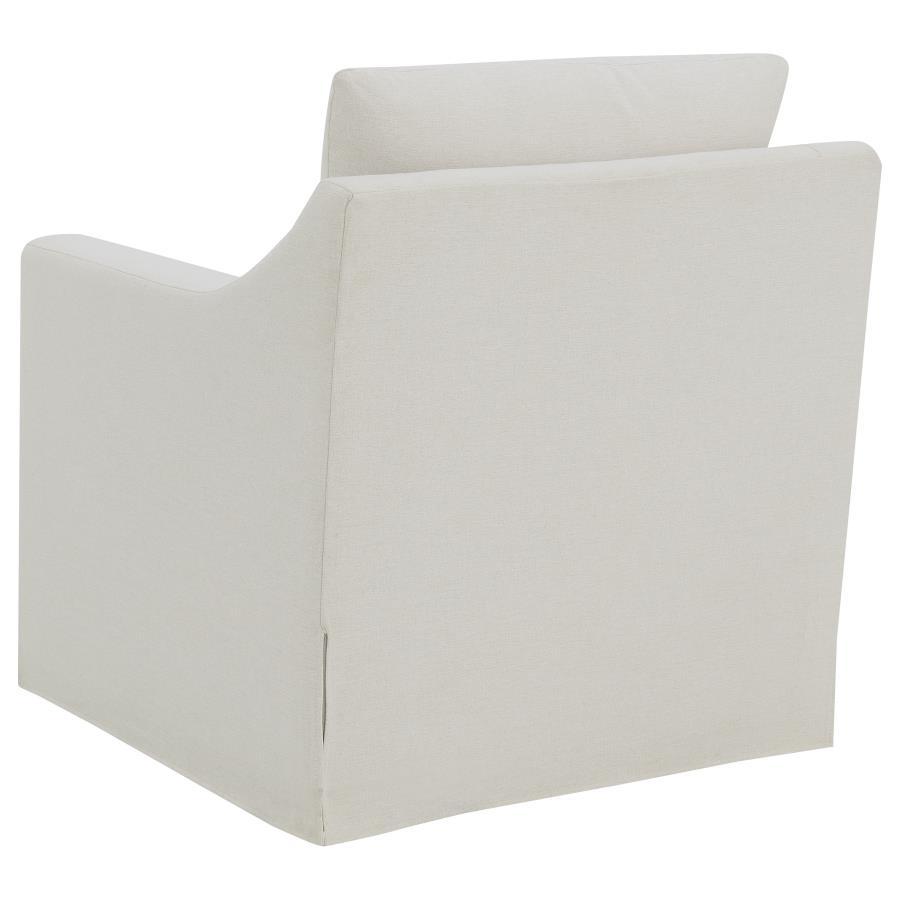 Winter - Upholstered Sloped Arm Accent Swivel Chair by Coaster Fine Furniture | Bel Furniture