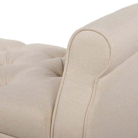 Jacqueline - Tufted Roll Arm Storage Bench by Jennifer Taylor Home | Bel Furniture