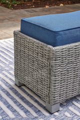 Naples Beach - Light Gray - Bench with Cushion by Signature Design by Ashley® | Bel Furniture