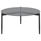 Rosalie - Round Smoked Glass Top Table