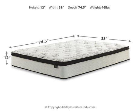 Chime 12 Inch Hybrid - Ultra Plush Hybrid Mattress - view 7