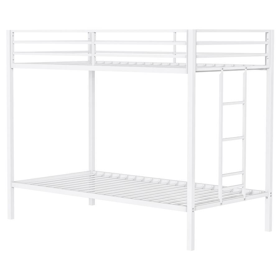 Alevera - Metal Bunk Bed With Ladder