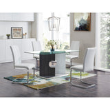 Iris - Dining Table - Gray