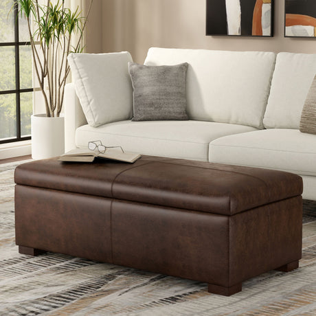 Gabbie - Coffee Table Upholstered Storage Ottoman - view 28