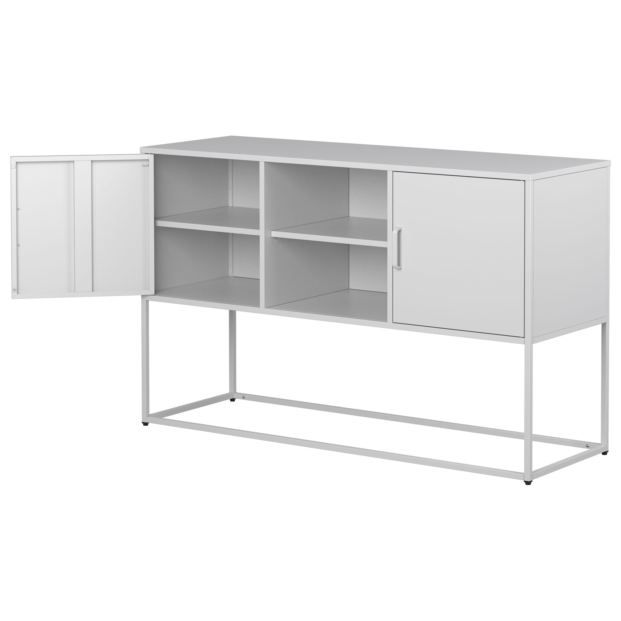 Modern Sideboard Buffet With Plenty Of Storage Space, Anti-Tilt Mechanism, Elegant Handles, Silent Magnetic Closure And Eco-Friendly Finish For Kitchen, Dining Room And Living Room