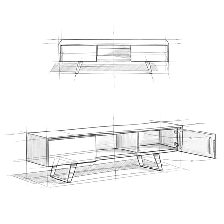 Lowry - Handcrafted TV Media Stand - view 22