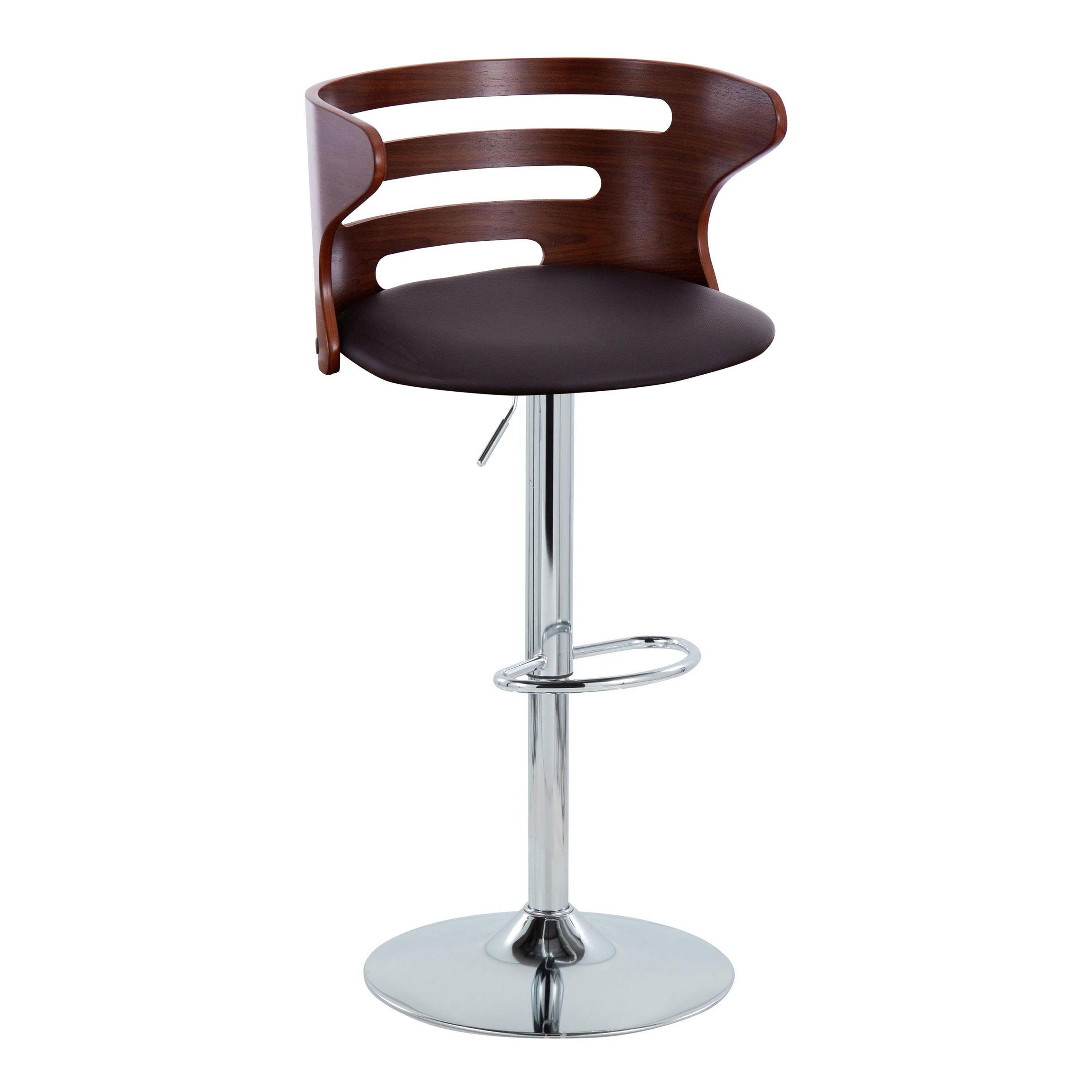 Cosi - Mid Century Modern Adjustable Barstool (Set of 2)