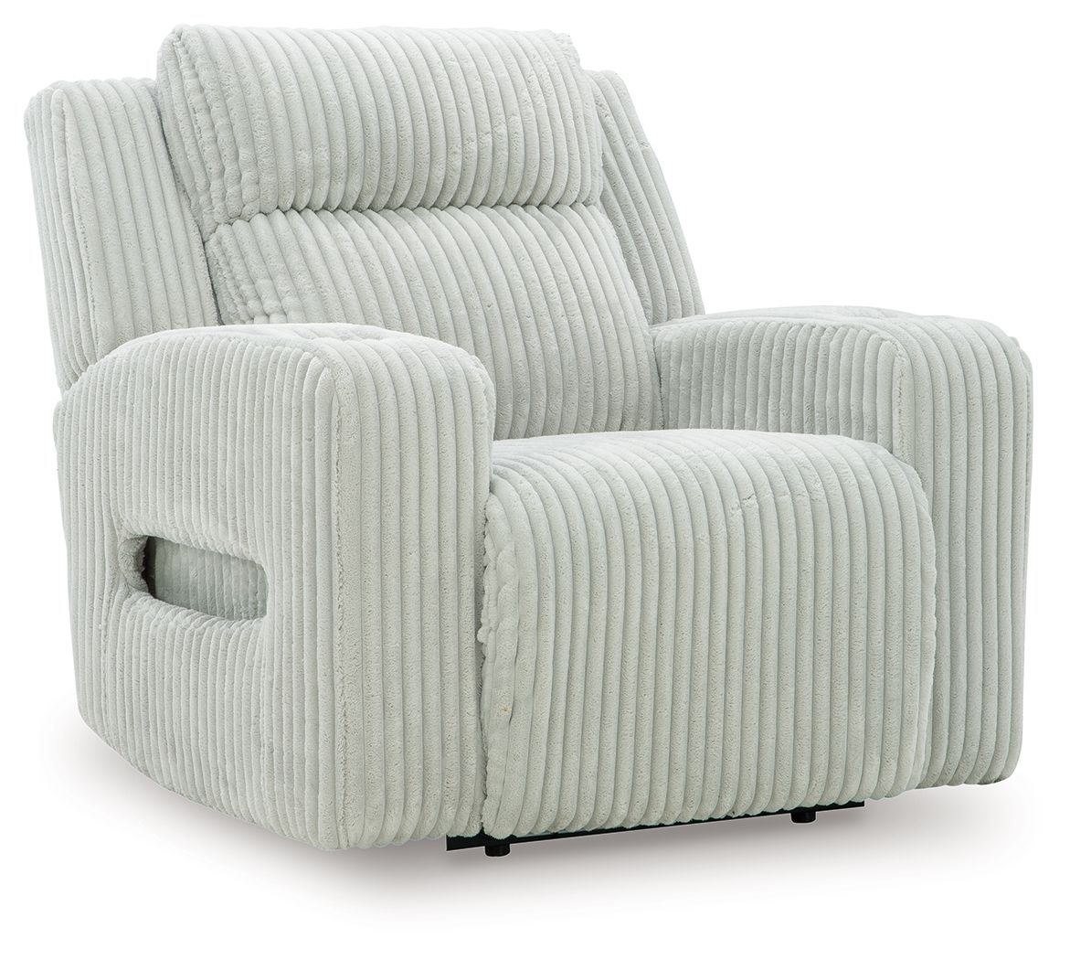 Forest Lake - Recliner With Adj Headrest Gray by Signature Design by Ashley® | Bel Furniture