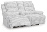 Rhines Falls - 2 Pc. - Power Reclining Sofa And Loveseat - Alloy