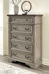 Lodenbay - Antique Gray - Five Drawer Chest by Signature Design by Ashley® | Bel Furniture