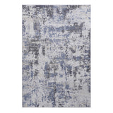 Payas - 8' X 10' Abstract Area Rug - Gray / Denim
