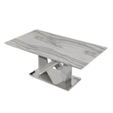 Caroline - Dining Table - Gray