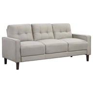 Bowen - Upholstered Track Arm Tufted Sofa Beige by Coaster Fine Furniture | Bel Furniture