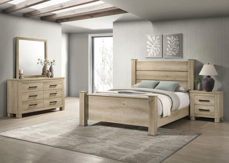 Oakglen - Bedroom Set Light Brown by Coaster Fine Furniture | Bel Furniture