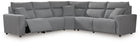 ModMax II - Salt And Pepper - Reclining Sectional